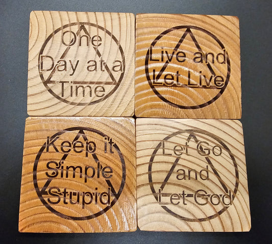 Recovery Coasters - Recovery Sayings